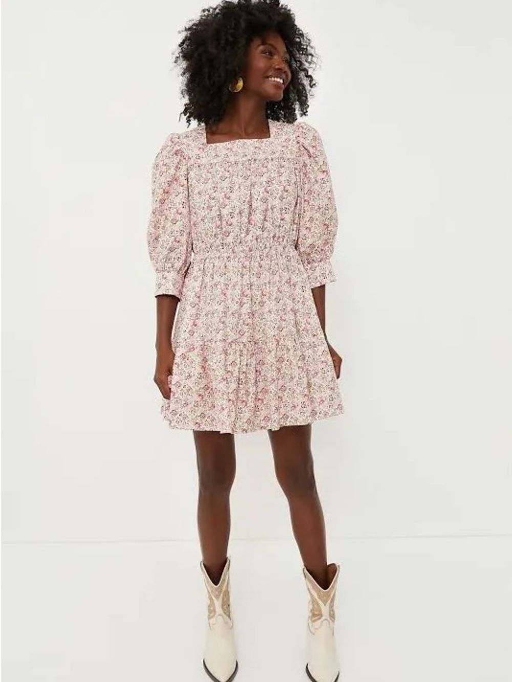 NWT Hyacinth House / Tuckernuck Maddie Floral Mini Dress- Pink & Red size XXL